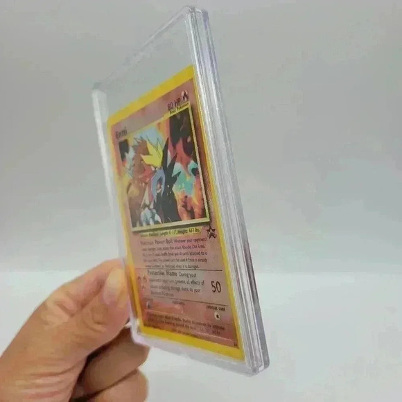 Entei Reverse Holo Promo Pokemon Card Animation INCLUDE FULL PROTECT TRADING CAR - Picture 7 of 15